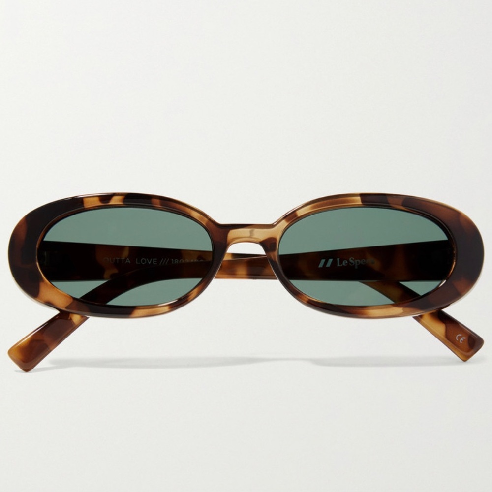 Le Specs Outta Love Oval Sunglasses